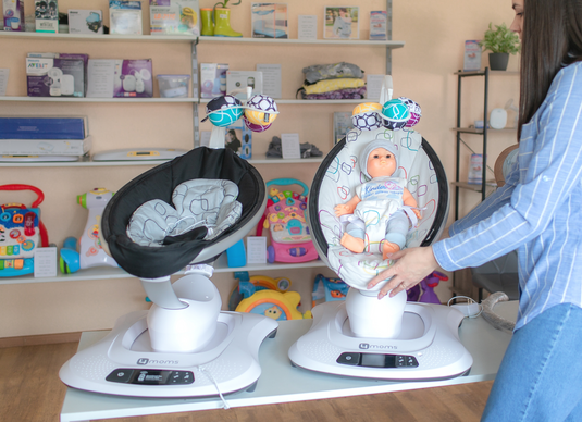 Заколисуючий центр 4MOMS MamaRoo прокат, оренда Kinder Закарпаття